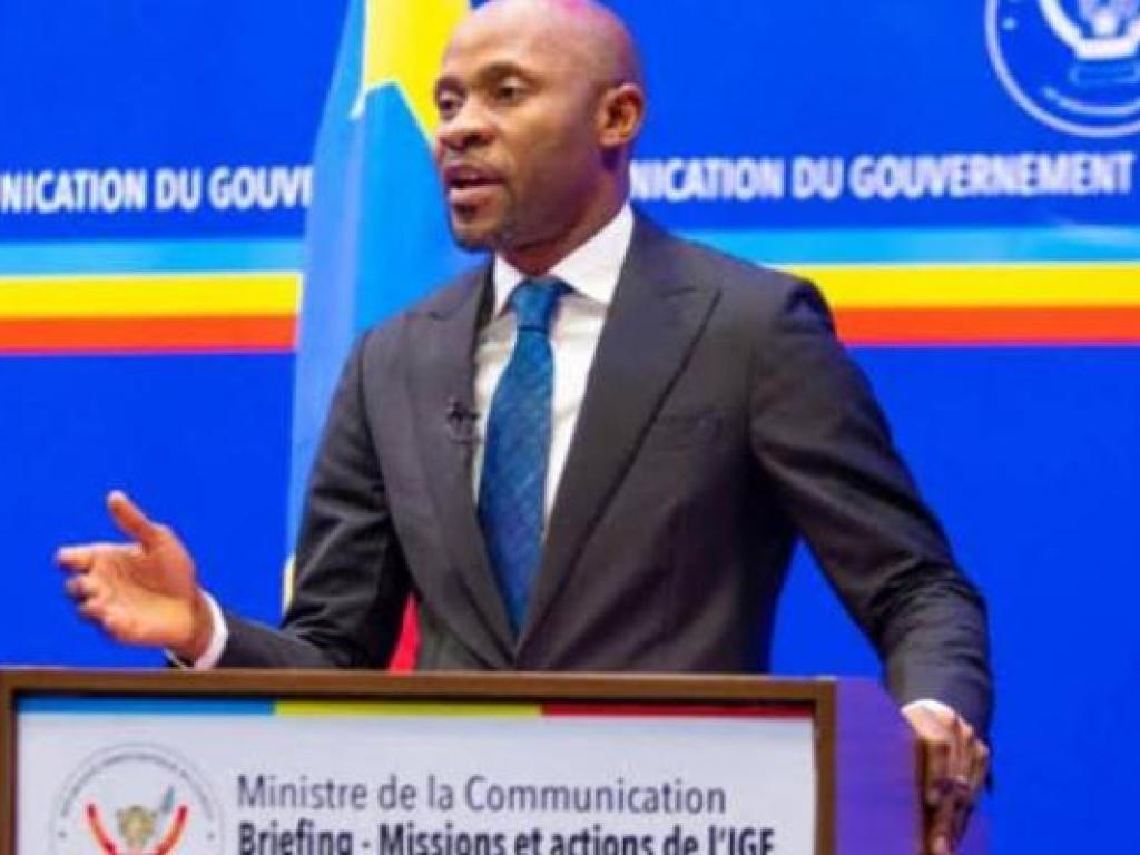 Patrick Muyaya, ministre de la communication et porte-parole parole du gouvernement. Ph. Droits tiers.