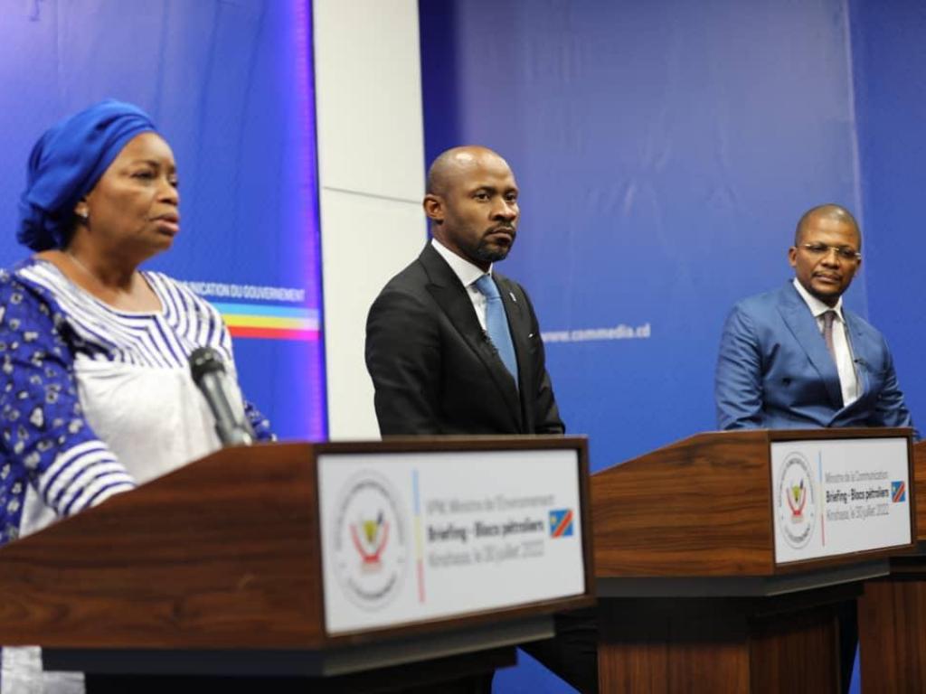 Pour le gouvernement, les retombees des appels d'offre des blocs petroliers et gaziers profiteront au citoyen congolais.