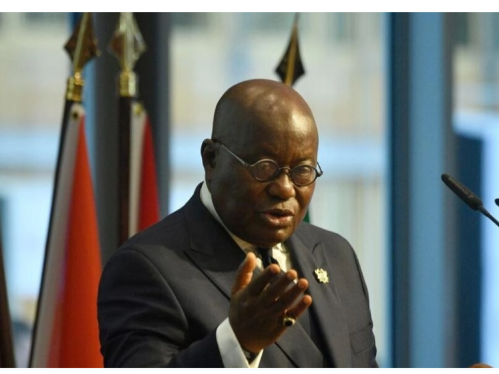 Le président Nana Akufo-Addo a relancé le débat sur les réparations aux victimes de l'esclavage en début de semaine. John MacDougall/Pool/AFP via Getty Images