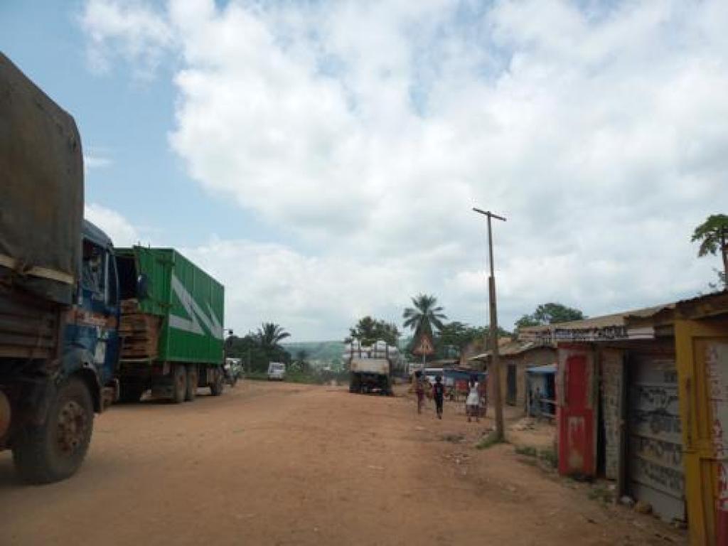 Le centre commercial Komanda dans la province de l’Ituri. Radio Okapi/Photo Marc Maro Fimbo