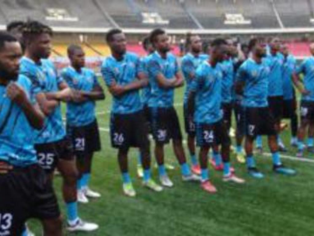 Les Léopards locaux lors d'une séance d'entrainements au stade des Martyrs de Kinshasa. Photo Droits Tiers.