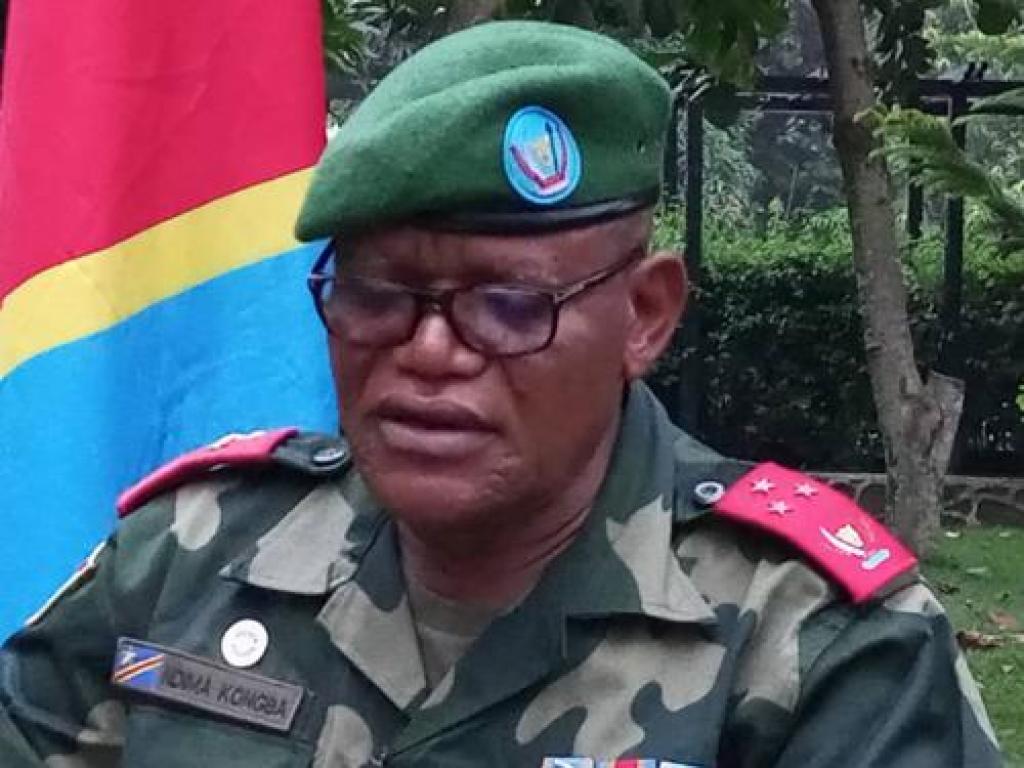 Le lieutenant général Constant Ndima, gouverneur du Nord-Kivu. Ph Marc Maro. Radio Okapi