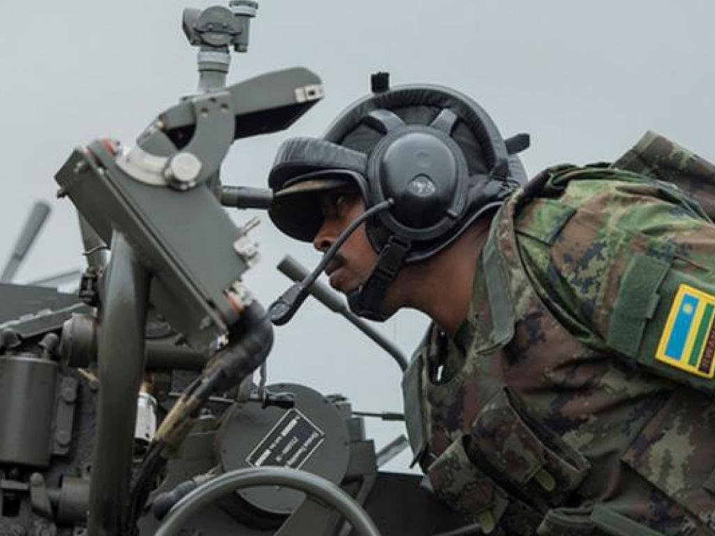 Un militaire de l'armée rwandaise