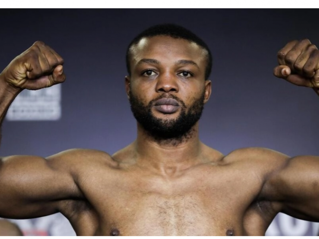 Le boxeur Congolais Junior Makabu, en août 2019. Getty Images/Valery Sharifulin/TASS