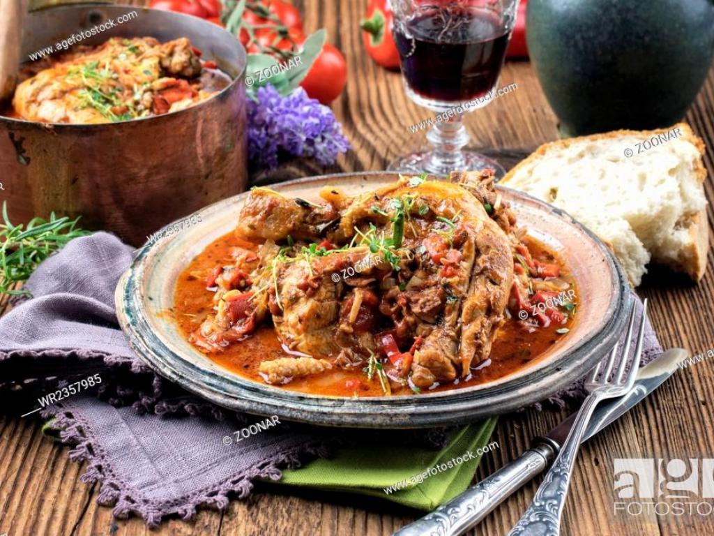 Poulet Basquaise 