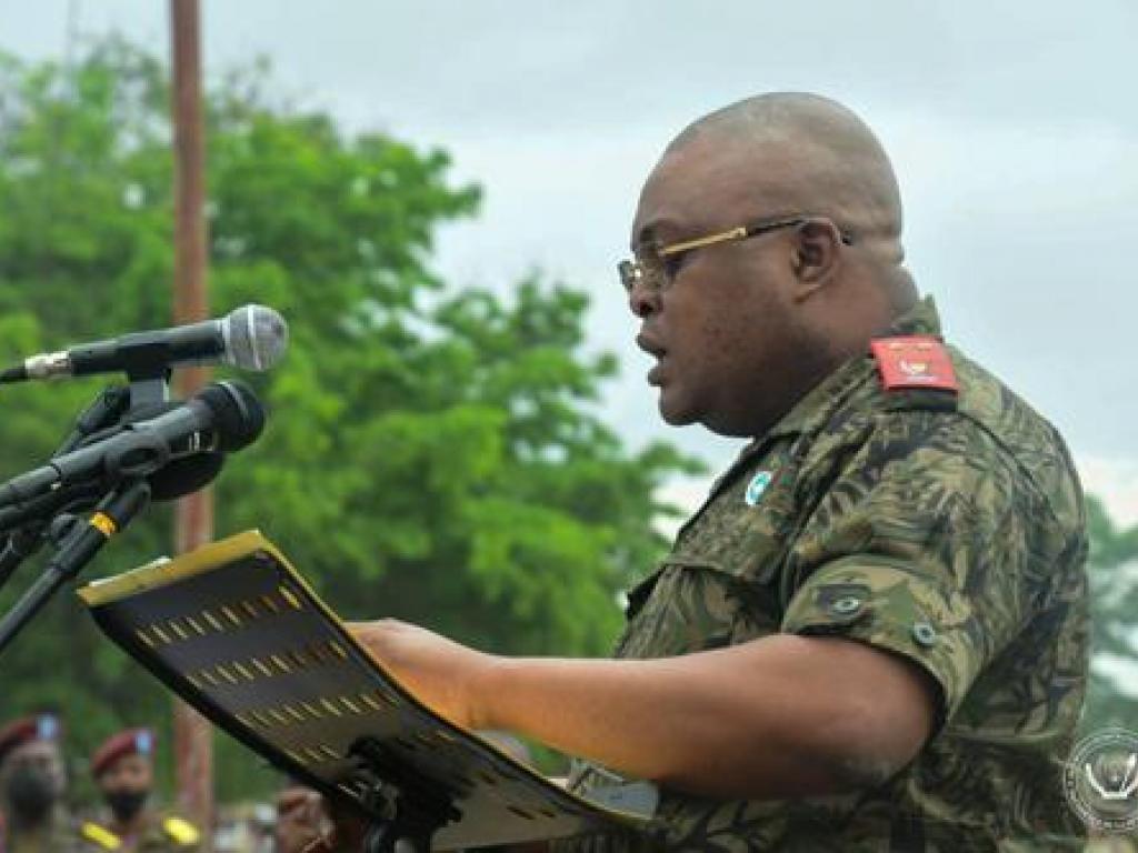Le général-major Christian Tshiwewe Songesha, commandant de la Garde républicaine, le 12/07/2021. Photo Présidence RDC Présidence RDC