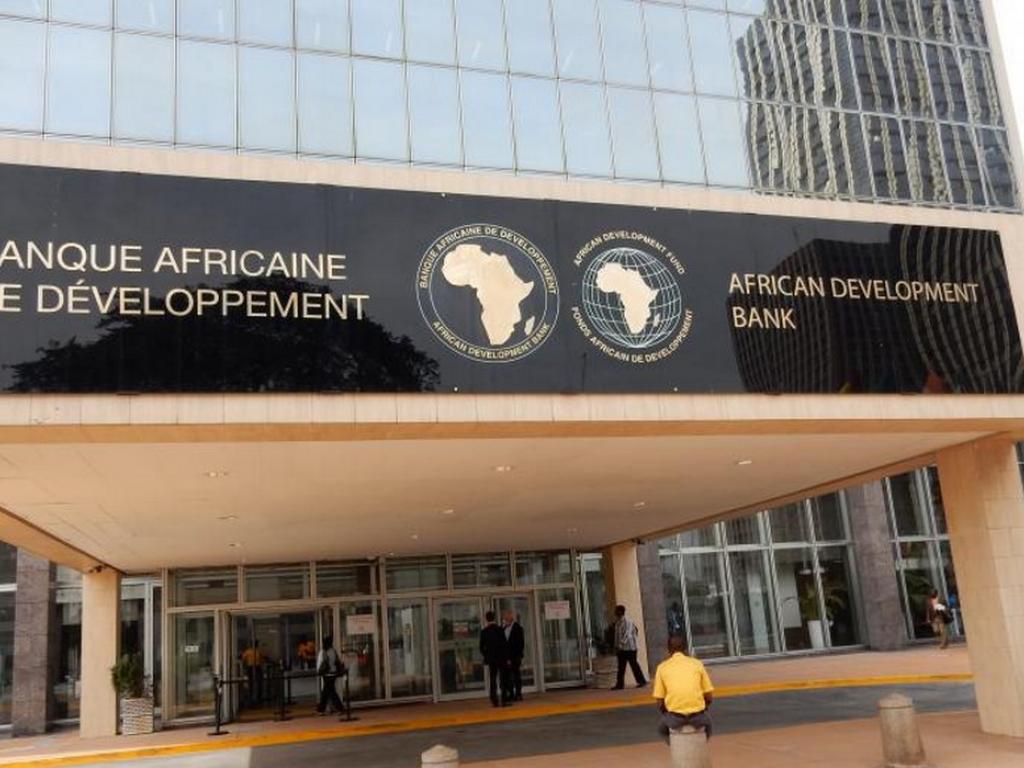 Une vue du siege de la BAD a Abidjan,