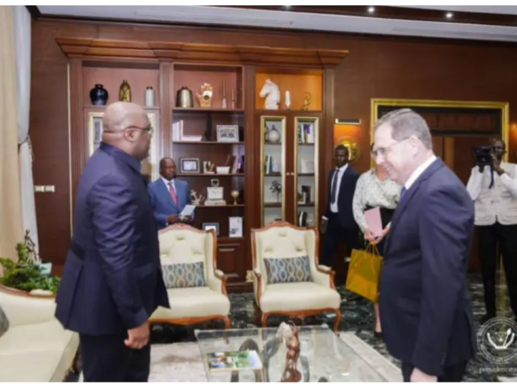 Alexey Sentebov, Ambassadeur de la Fédération de Russie en RDC, recu par le Chef de l' Etat,  Félix-Antoine Tshisekedi 