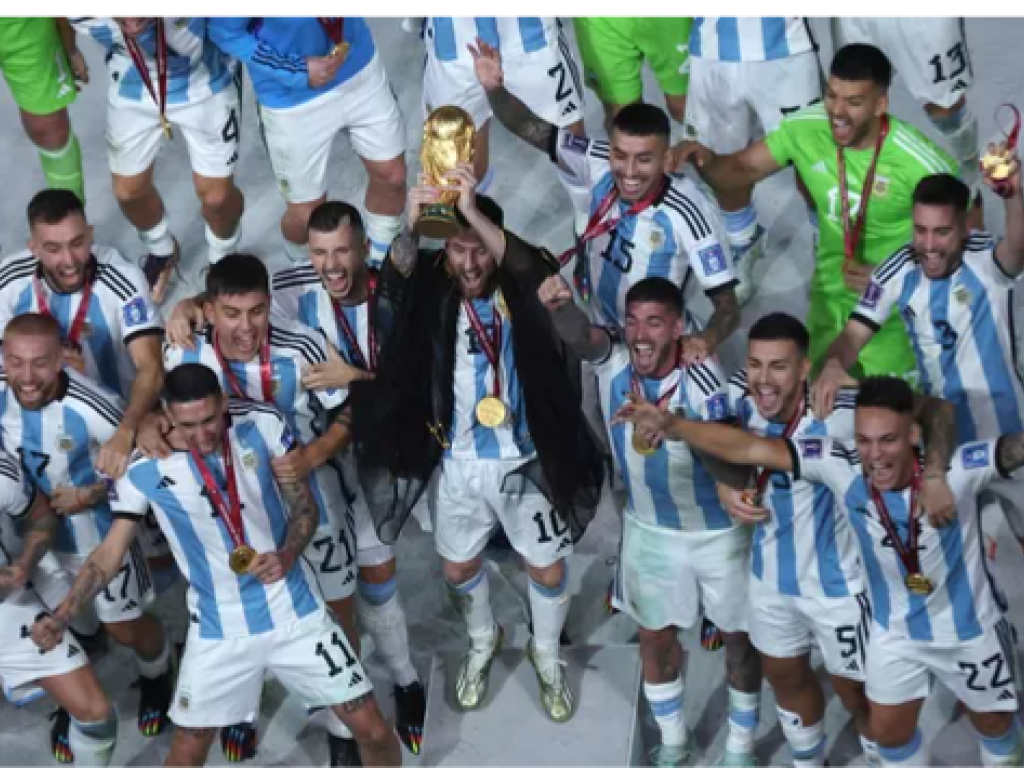 L'Argentine décroche le titre de championne du monde. GIUSEPPE CACACE / AFP