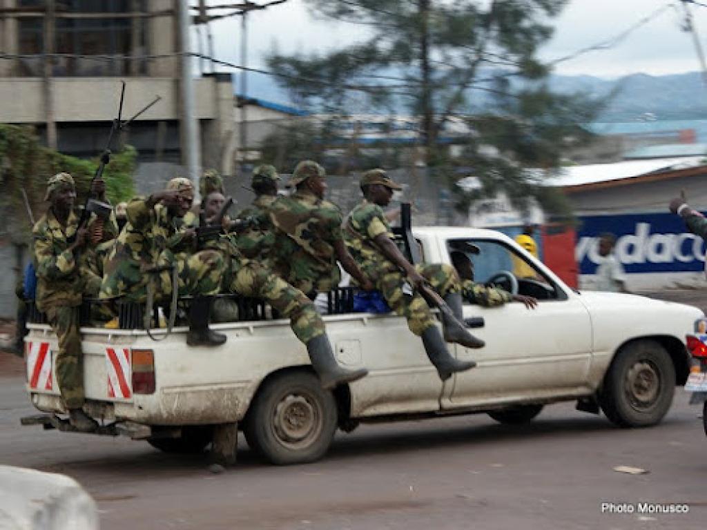Les rebelles du M23 lors de leur entrée dans la ville de Goma en novembre 2012.