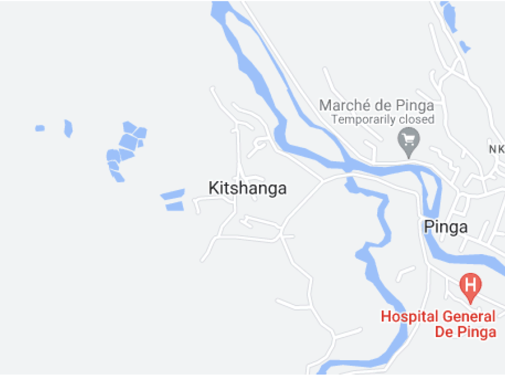 Kitshanga sur la carte 