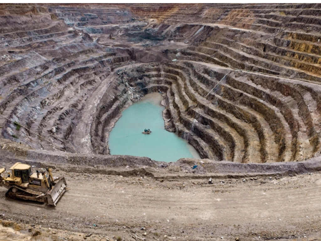 Une mine de cuivre dans le sud-est de la RDC (image d'illustration). AFP/GWENN DUBOURTHOUMIEU