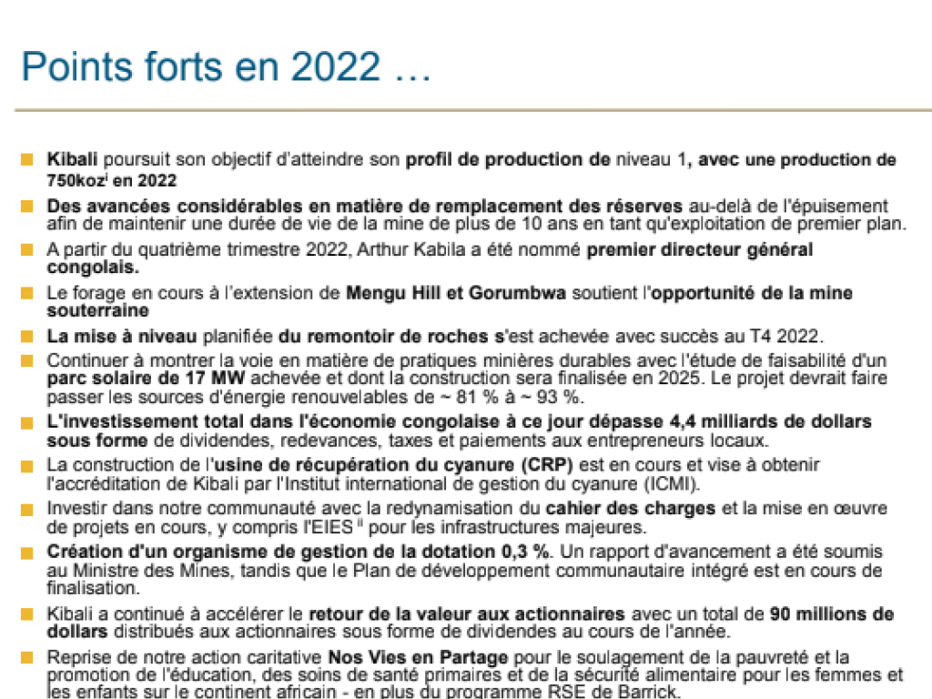 Un investissement en constante progression