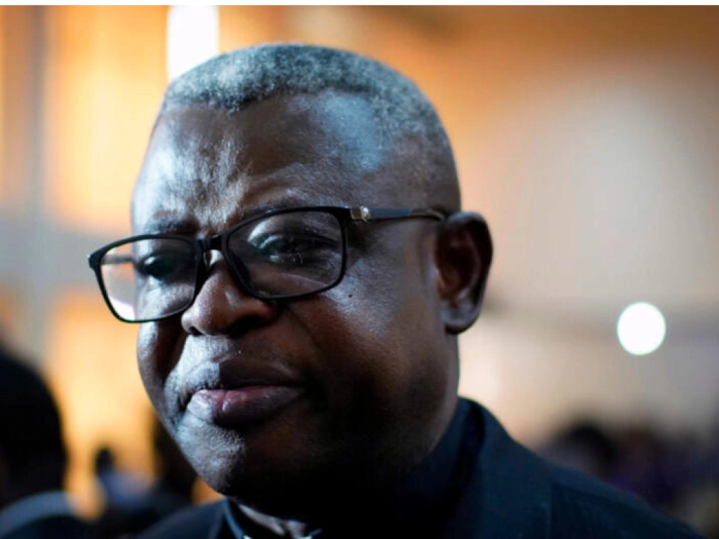 Mgr Donatien Nsholé est le secrétaire général et le porte-parole de la CENCO, la Conférence épiscopale nationale de la RD Congo. © AP