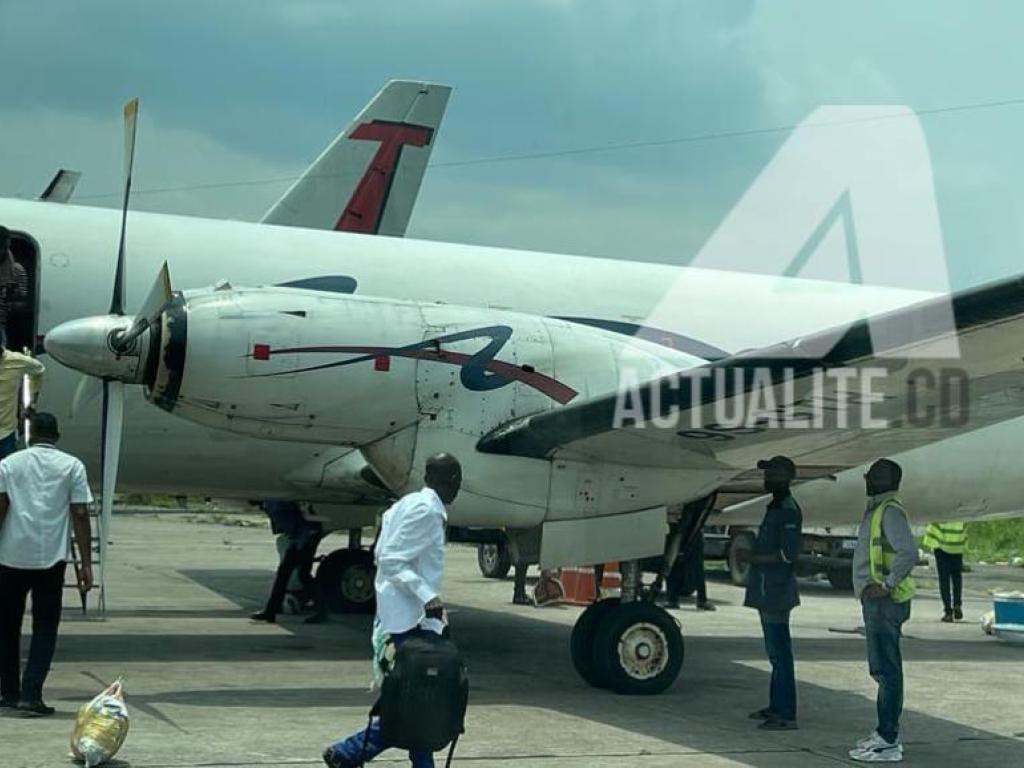 Aéronef de la compagnie d'aviation Malu services.