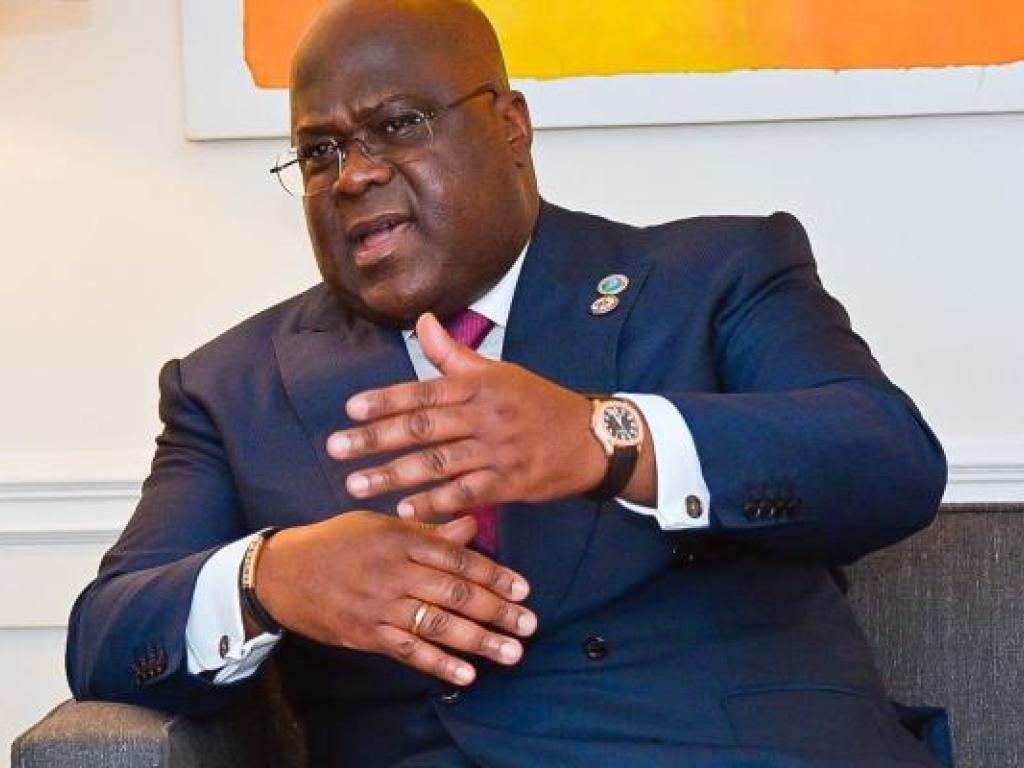 Le President Felix Tshisekedi 
