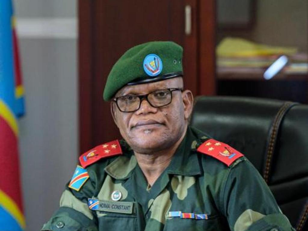 Lieutenant-général Constant Ndima Kongba, gouverneur militaire de la province du Nord-Kivu. Photo ministère de la communication et médias de la RDC