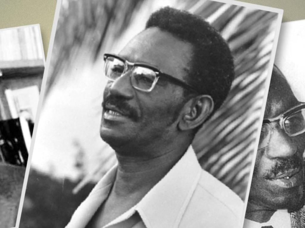L’historien et anthropologue sénégalais Cheikh Anta Diop. © MONTAGE JA : DR