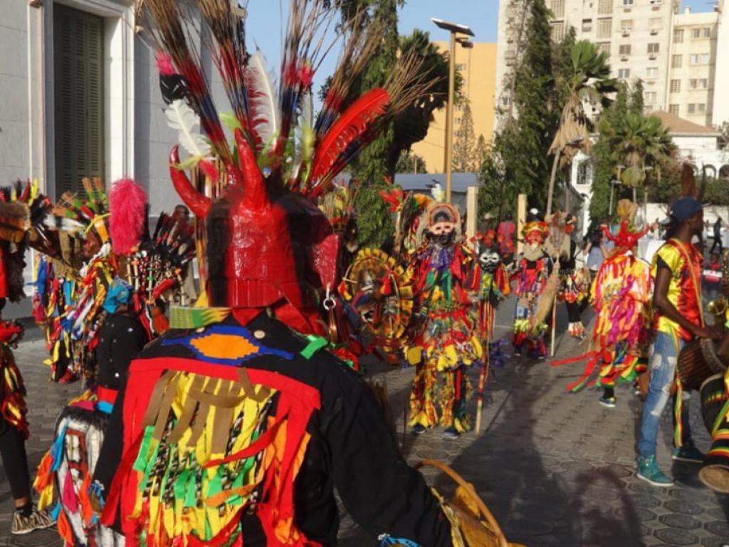 Carnaval traditionnel au Bénin. © FINAB