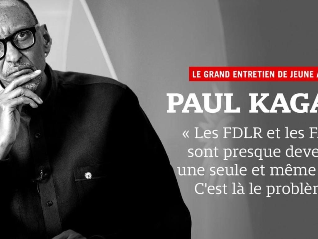 Entretien exclusif de Paul Kagame : les images de la rencontre avec Jeune Afrique. © DR