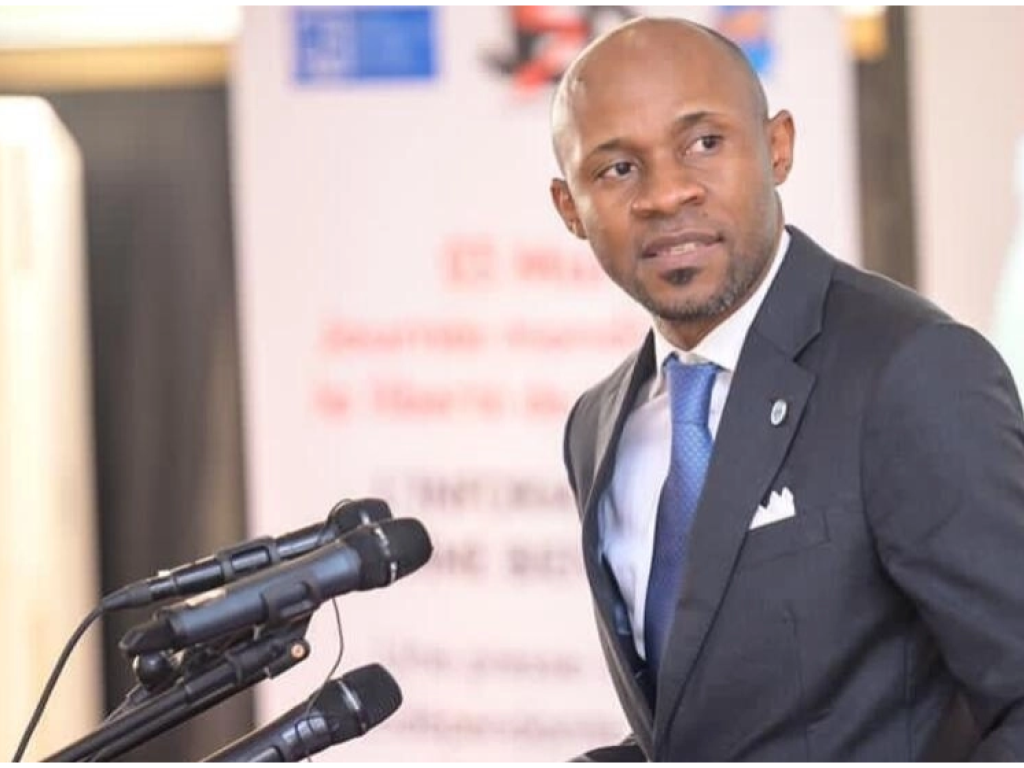 Patrick Muyaya Katembwe, ministre de la Communication et des Médias, porte-parole du gouvernement de la République démocratique du Congo. © Ministère de la communication et des médias de la RDC