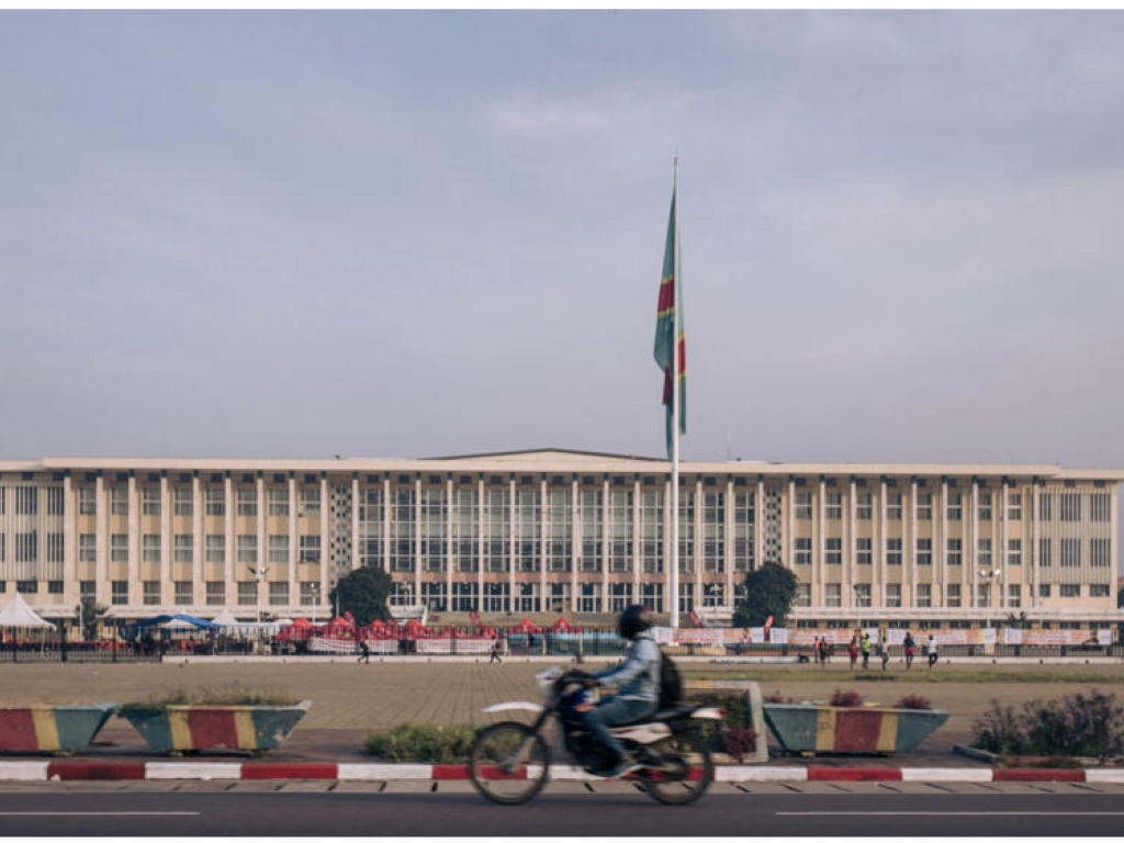 L'Assemblée nationale de la République démocratique du Congo, à Kinshasa, le 2 février 2023. © Alexis Huguet / AFP