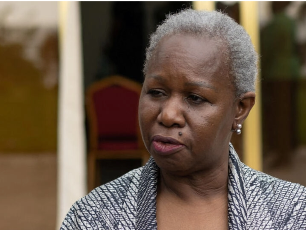 Bintou Keita, représentante spéciale du Secrétaire général des Nations unies au Congo et Cheffe de la Mission de l'Organisation des Nations unies pour la stabilisation en RDC (Monusco), le 27 février 2023. © REUTERS/Arlette Bashizi