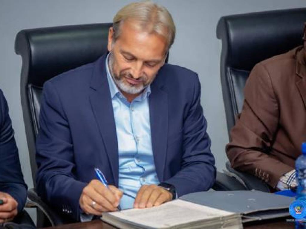 Sébastien Desabre, entraineur de l’équipe nationale de football de la RDC. Ministère des Sports