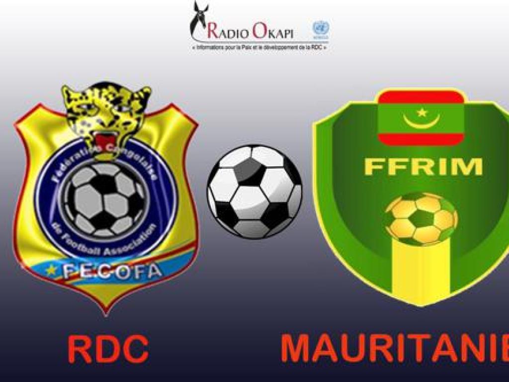 Affiche du match RDC-Mauritanie, vendredi 24 mars 2023 au stade TP Mazembe de Lubumbashi (3-1), comptant pour la 4e journée des éliminatoires de la CAN-2023.  Capture d’écran