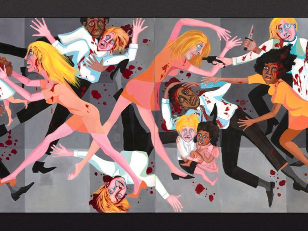 « American People Series # 20 = Die », de Faith Ringgold (1967). © Faith Ringgold/ARS, NY and DACS, London, courtesy ACA Galleries, New York 2022; The Museum of Modern Art/Licensed by SCALA/Art Resource, NY