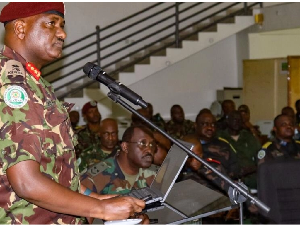 Jeff Nyagah le commandant de la force régionale de l'EAC. © EACRF
