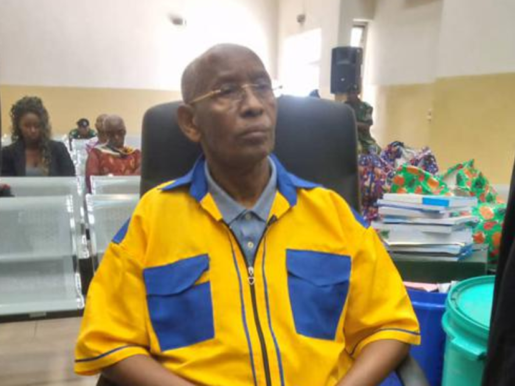 Le député Edouard Mwangachuchu à l’audience du 14/03/2023. Ph Jeef Ngoy Radio Okapi