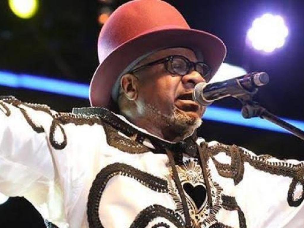 Papa Wemba quelques temps avant sa mort sur scène à Abidjan en Cote d' Ivoire. 