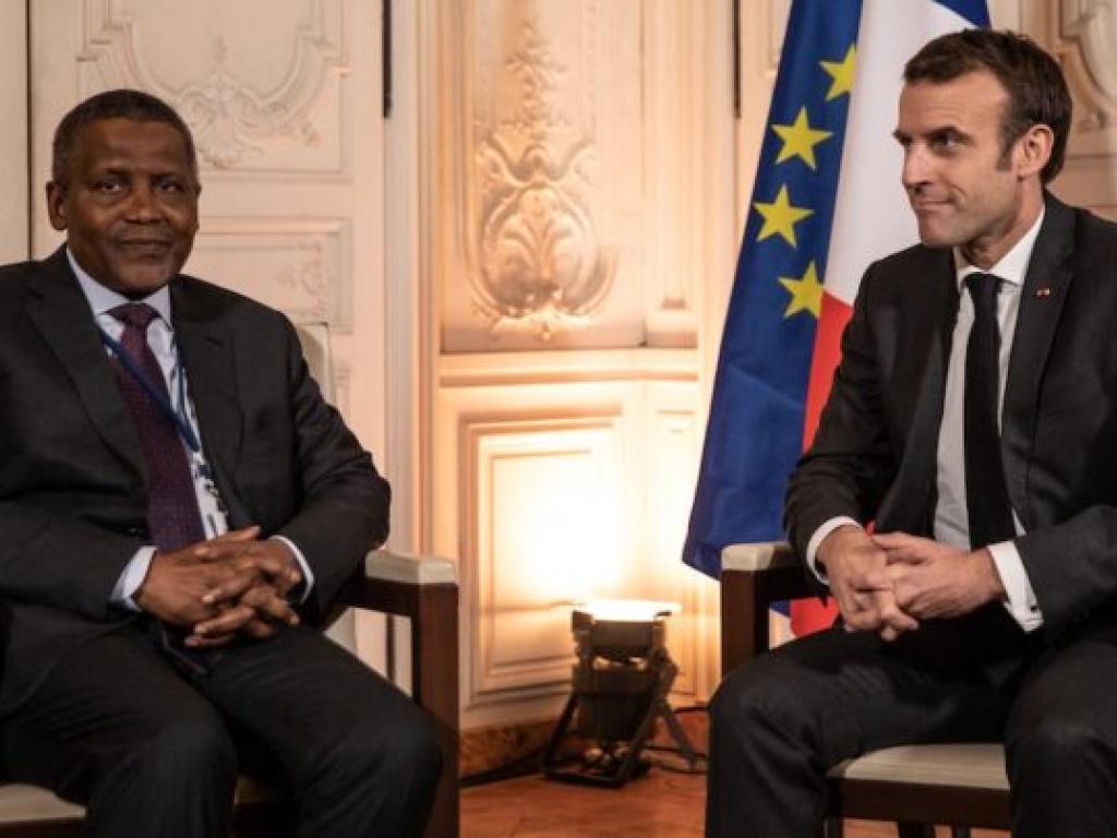 Le milliardaire Aliko Dangote a rencontré Emmanuel Macron à plusieurs reprises depuis son élection. Laurence Geai/pool/ABACAPRESS.COM