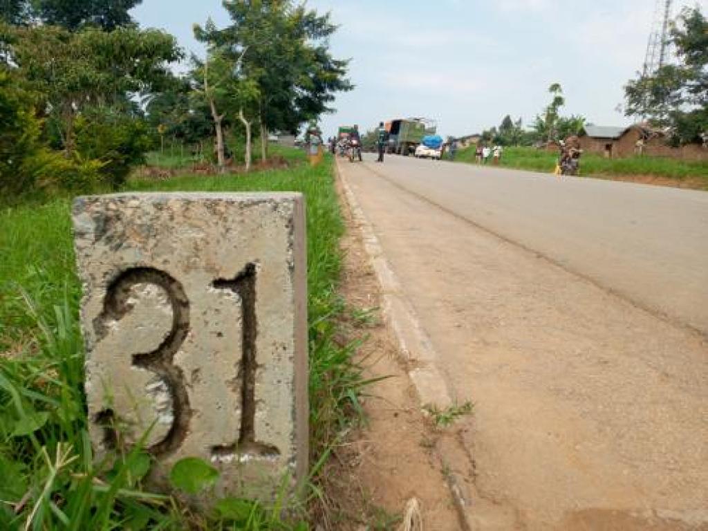 La route Oicha-Eringeti au Nord-Kivu. Radio Okapi/Photo Marc Maro Fimbo.