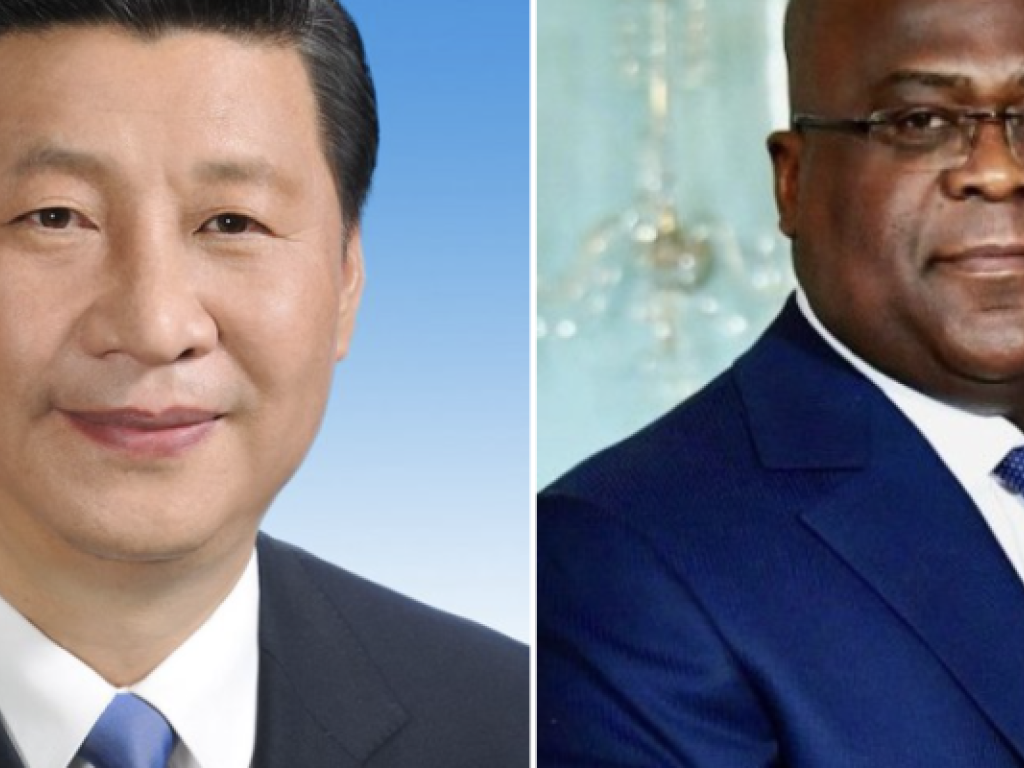 Xi Jinping et Félix Tshisekedi