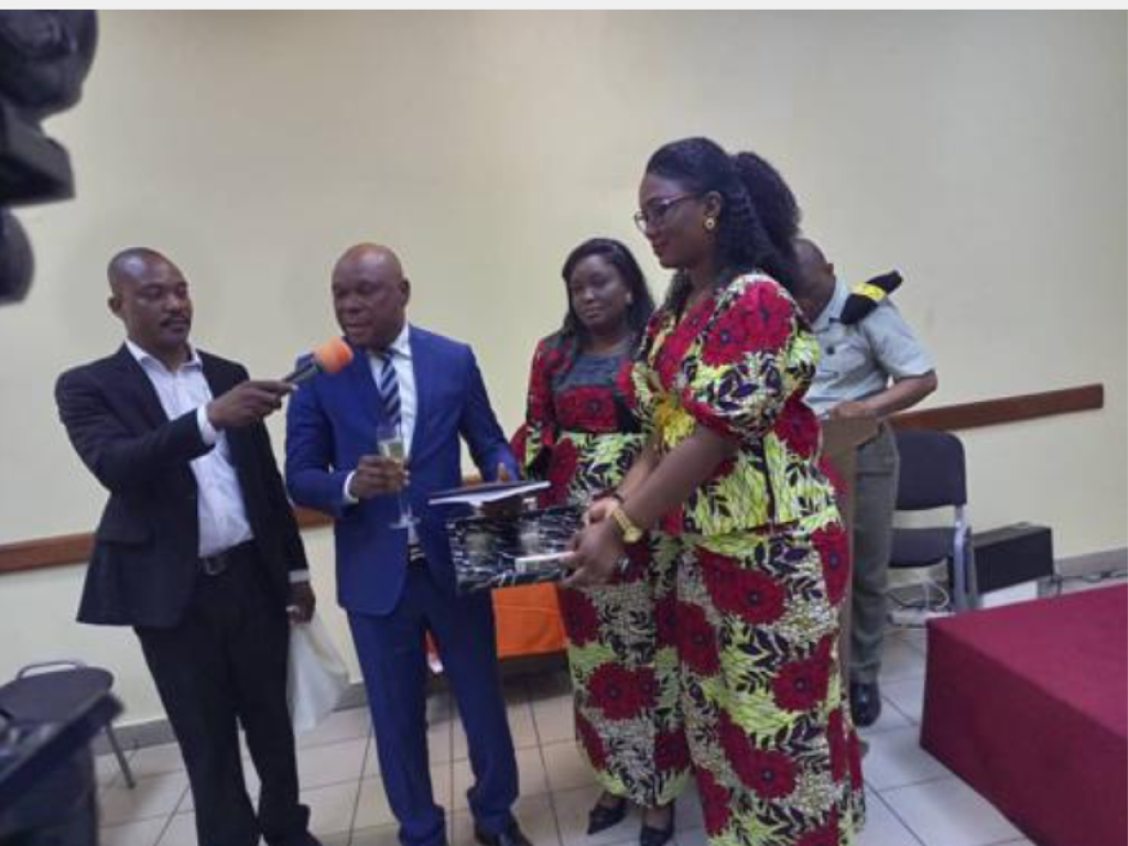 Cérémonie de baptême du numéro spécial du bulletin des arrêts de la Haute Cour militaire sur le procès Chebeya mardi 16 mai 2023 à Kinshasa. Radio Okapi/ Ph. Jeef Ngoy