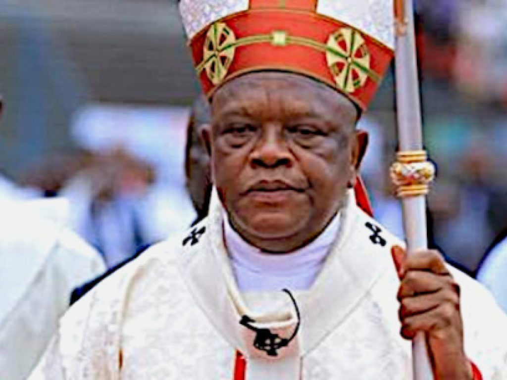 L’archevêque de Kinshasa, le cardinal Fridolin Ambongo. @Photo Droits tiers.