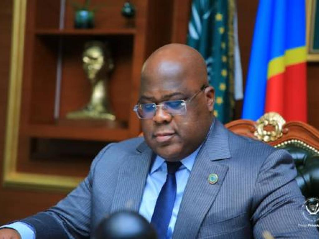 (Photo d'archive) Le Président Félix Tshisekedi présidant le Conseil des ministres le 28/05/2021 à la Cité de l’Union africaine. Photo Présidence RDC