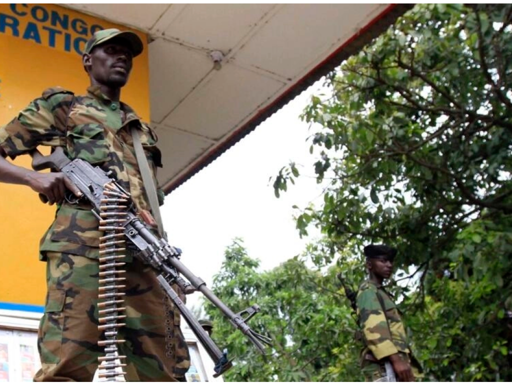 Les rebelles du M23 dans une rue de Goma, le 20 novembre 2012. Reuters