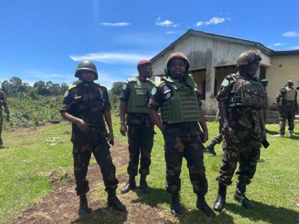 Quelques officiers FARDC au Nord-Kivu. Avril 2023 Ph/ Justin Kabumba
