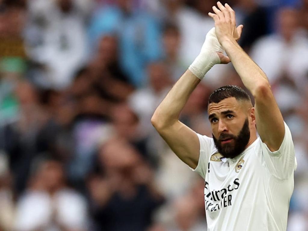 Karim Benzema a annoncé qu’il quittait le Real Madrid à la fin de cette saison. © PIERRE-PHILIPPE MARCOU/AFP