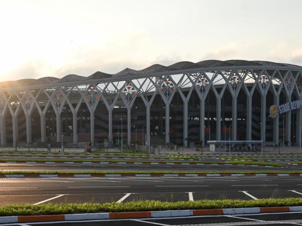 Le stade Alassane Ouattara d’Ebimpe, près d’Abidjan, le 11 juillet 2023. © Sia KAMBOU / AFP