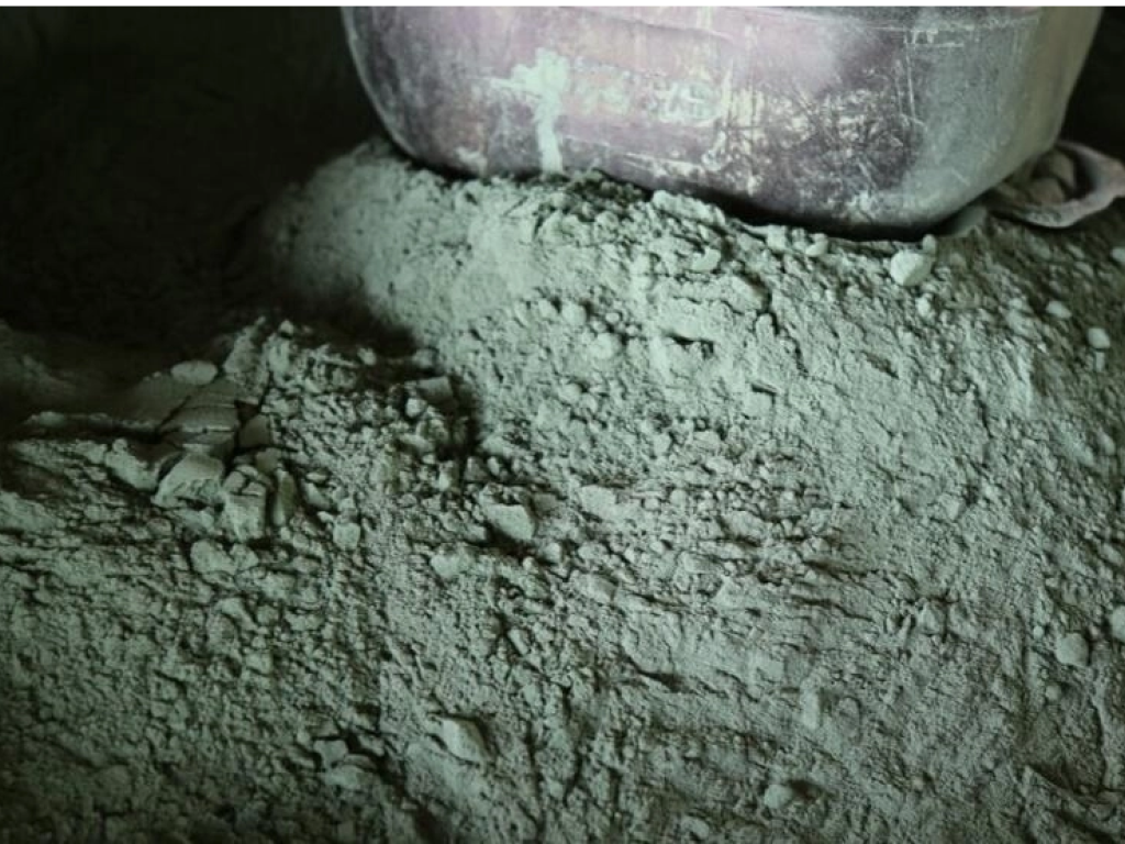 La poudre brute de cobalt après une première transformation dans une usine de Lubumbashi, en RDC (Image d'illustration) AFP - LUCIEN KAHOZI