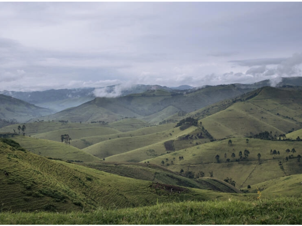 Le territoire de Masisi, dans la province du Nord-Kivu. © ALEXIS HUGUET / AFP