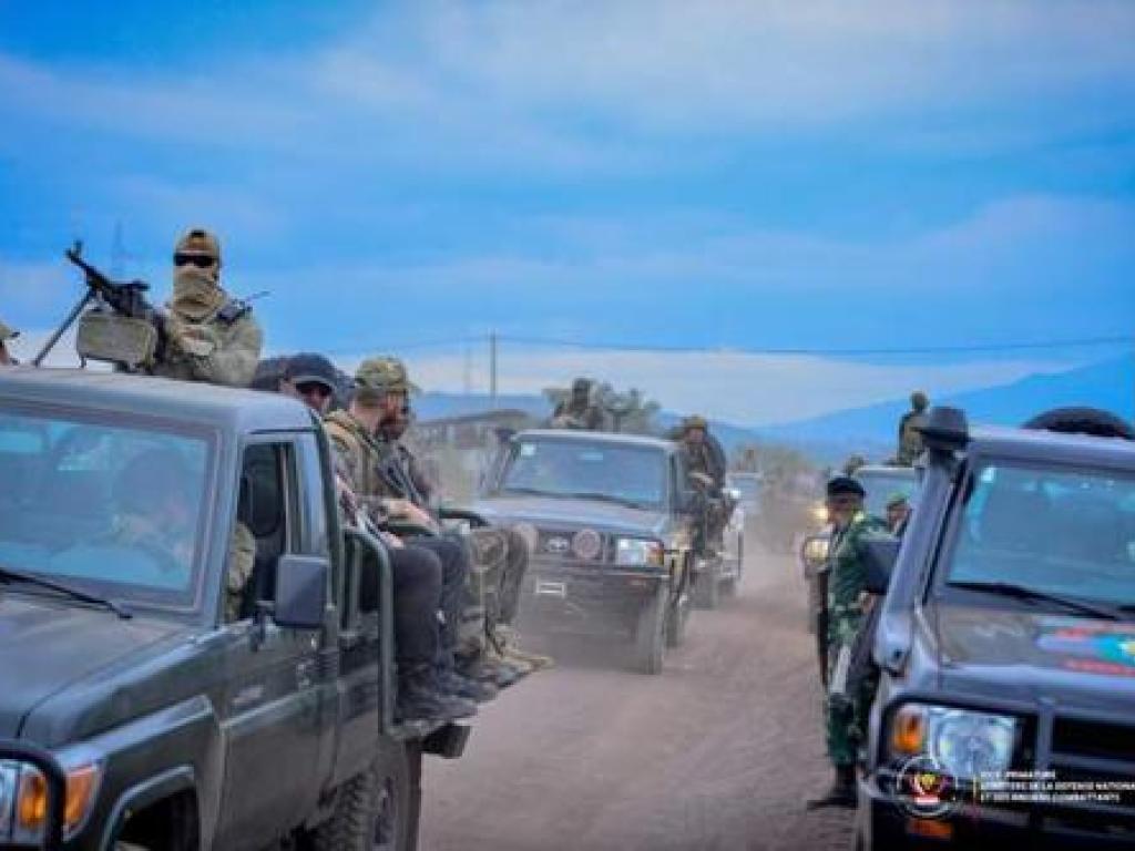 Les FARDC sur les lignes de front au Nord-Kivu. Ministère de la Défense.