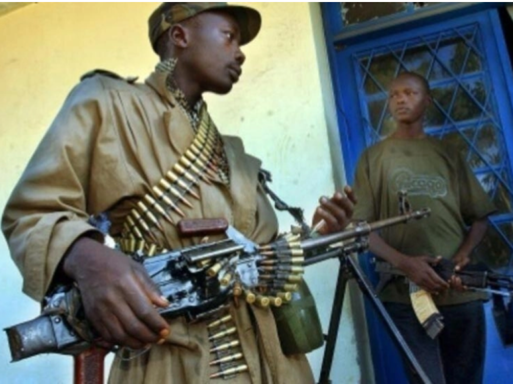 Garde armé à Bunia, principale cité de l'Ituri (image d'illustration). © AFP/File