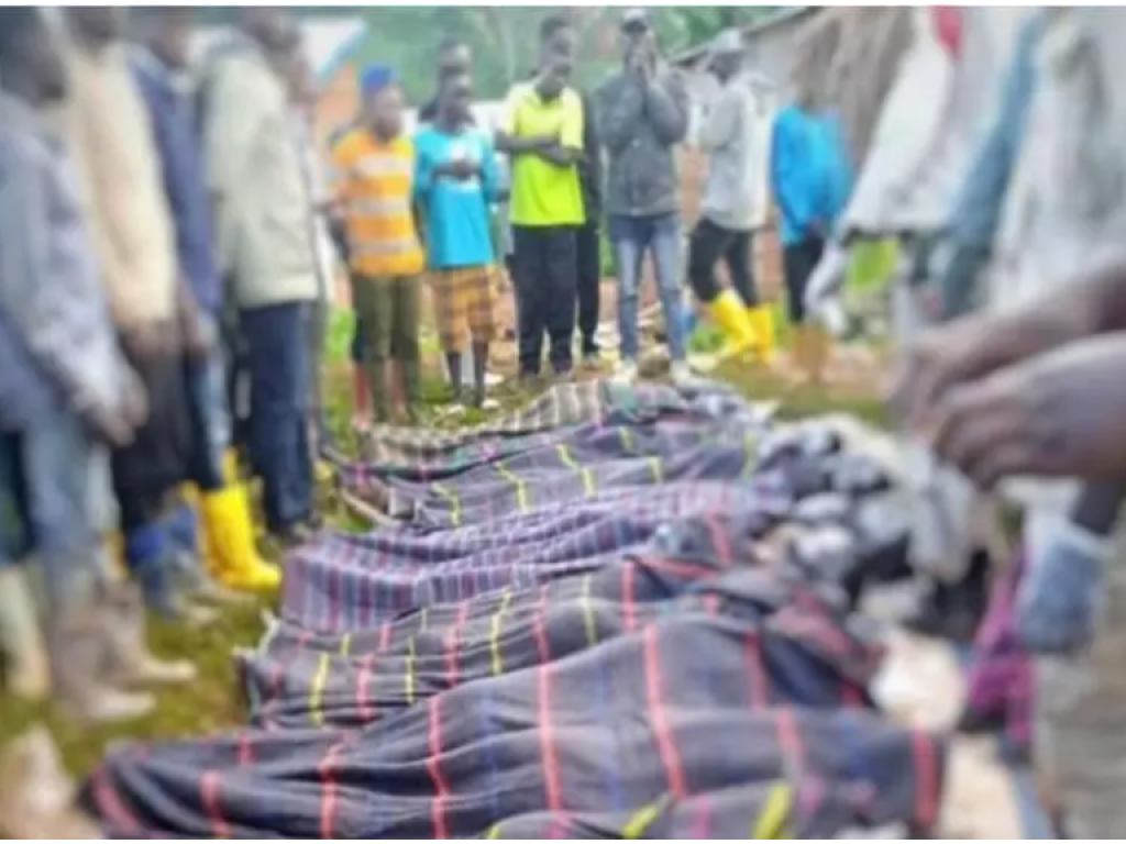 Kishishe: le 29 novembre 2022, les rebelles du Mouvement du 23-Mars ont tué plus de 170 personnes, selon l’ONU, dans ce village du Nord-Kivu. © twitter