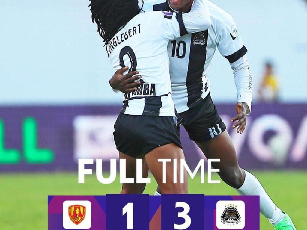 Les joueuses de Mazembe, célébrant leur but, mardi 19 novembre 2024, lors du match contre Edo Queen. Photo/Cellcom Mazembe