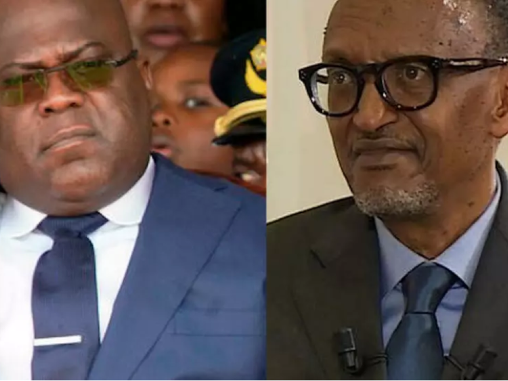 Le président congolais Félix Tshisekedi & le président Paul Kagame © Jerome Delay AP - RFI